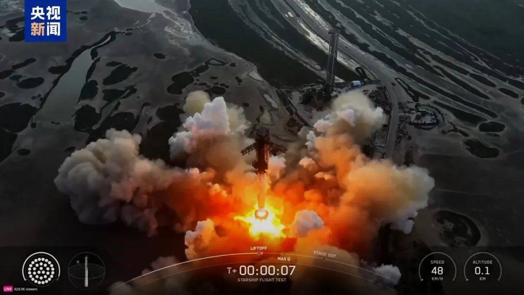 这次没有空中爆炸!1个小时飞越半个地球,马斯克星舰终于成功了,现场欢呼声、鼓掌声响成一片